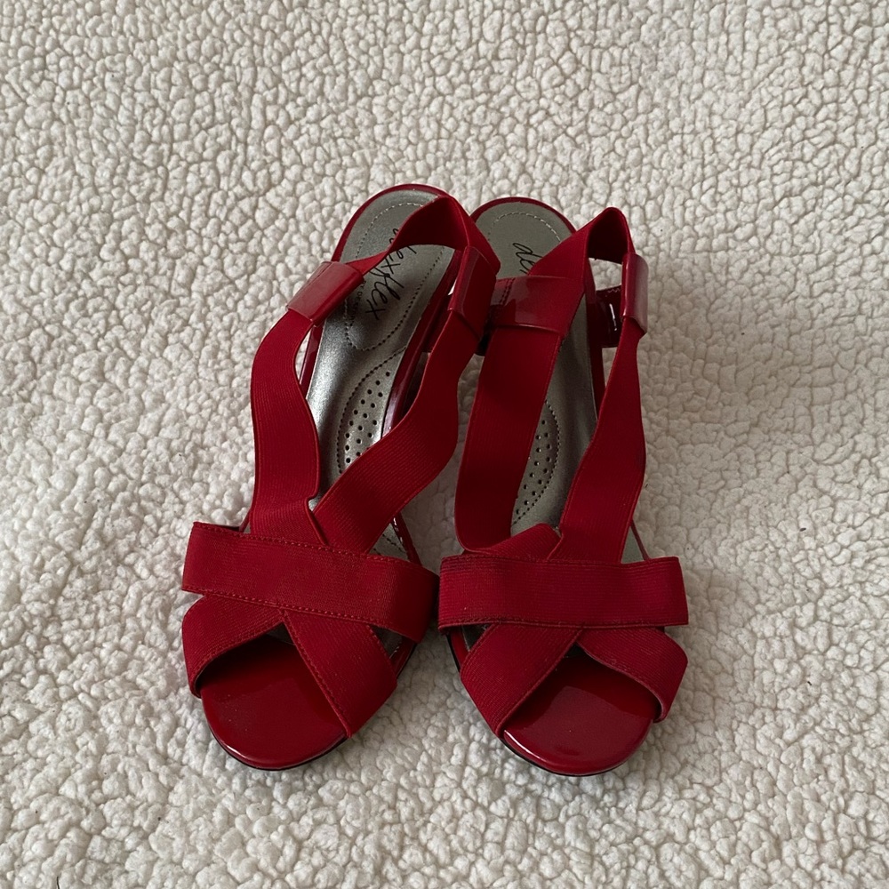Women’s Red Dexflex by Decter Heels
